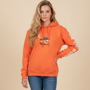 Obsessive Love Orange Volkswagen Desert Scene Hoodie M Pre-owned